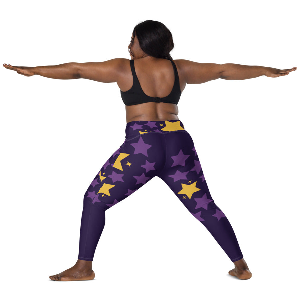 PHAT 10 Stars Leggings with pockets Navy