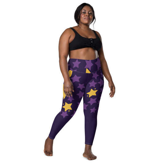 PHAT 10 Stars Leggings with pockets Navy