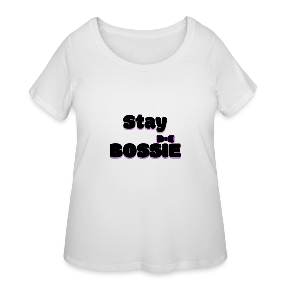 Stay BOSSIE WHiTE T-Shirt - white