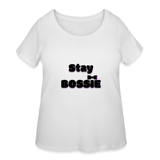 Stay BOSSIE WHiTE T-Shirt - white