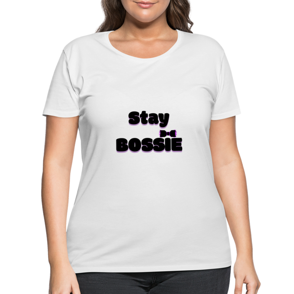 Stay BOSSIE WHiTE T-Shirt - white